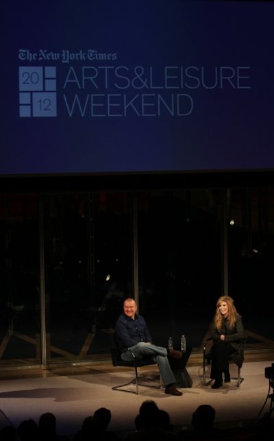 Alison Krauss with interviewer Dana  Photo