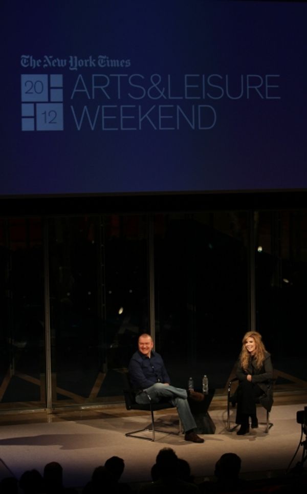 Alison Krauss with interviewer Dana  Photo