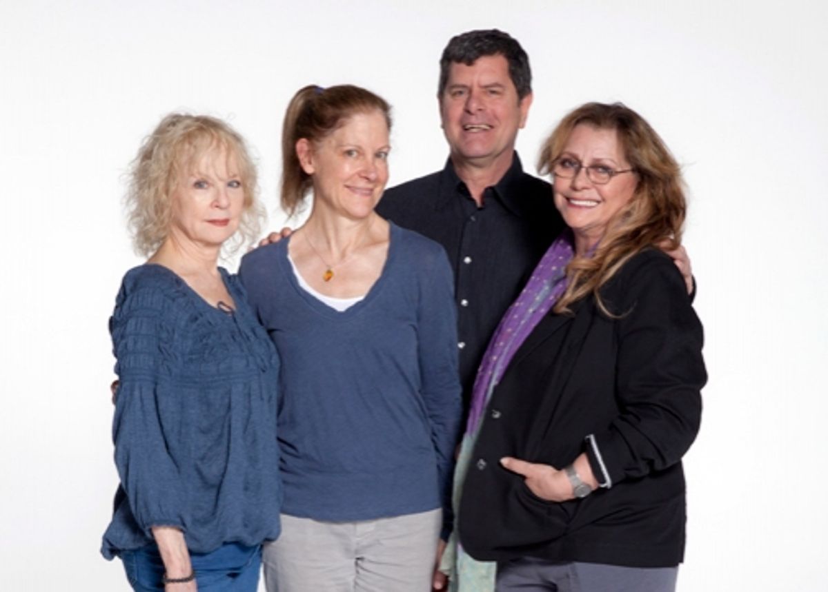 Penny Fuller, Hallie Foote, Horton Foote Jr. and Elizabeth Ashley
 at 