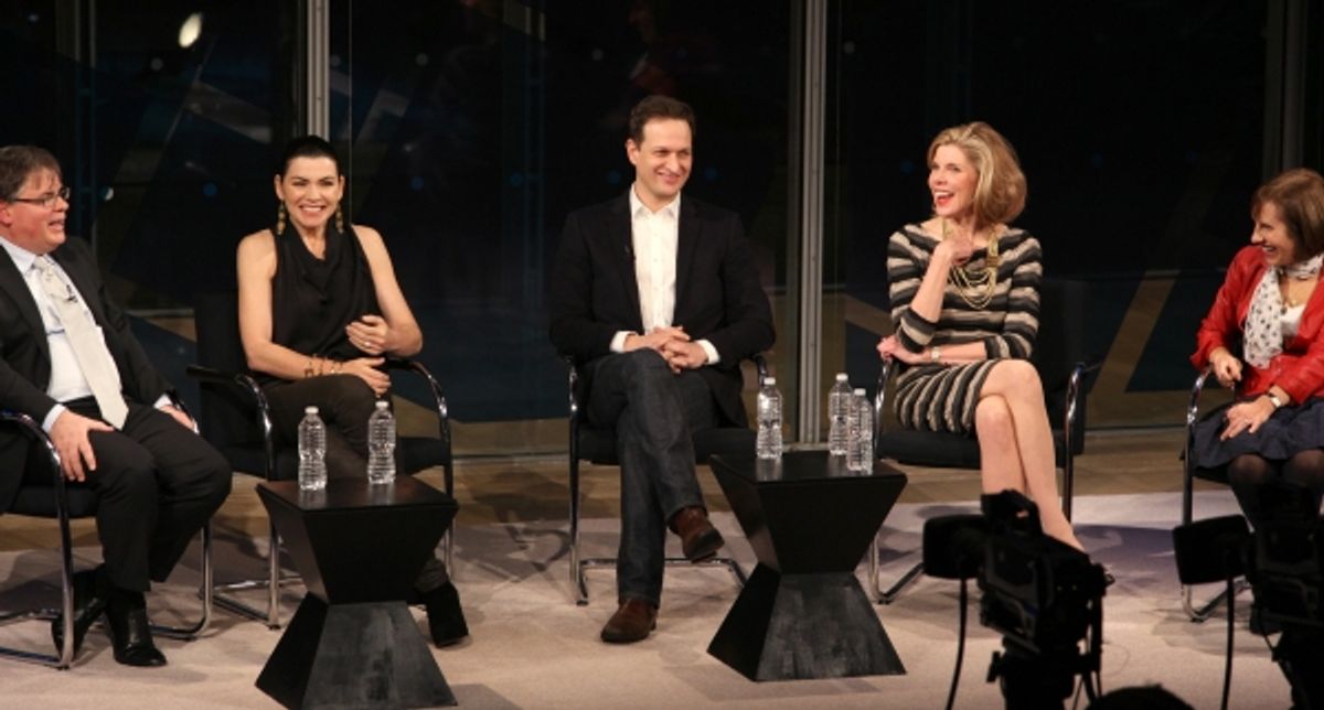 Writer Robert King, Julianna Margulies, Josh Charles, Christine Baranski & Writer Michelle King  at 