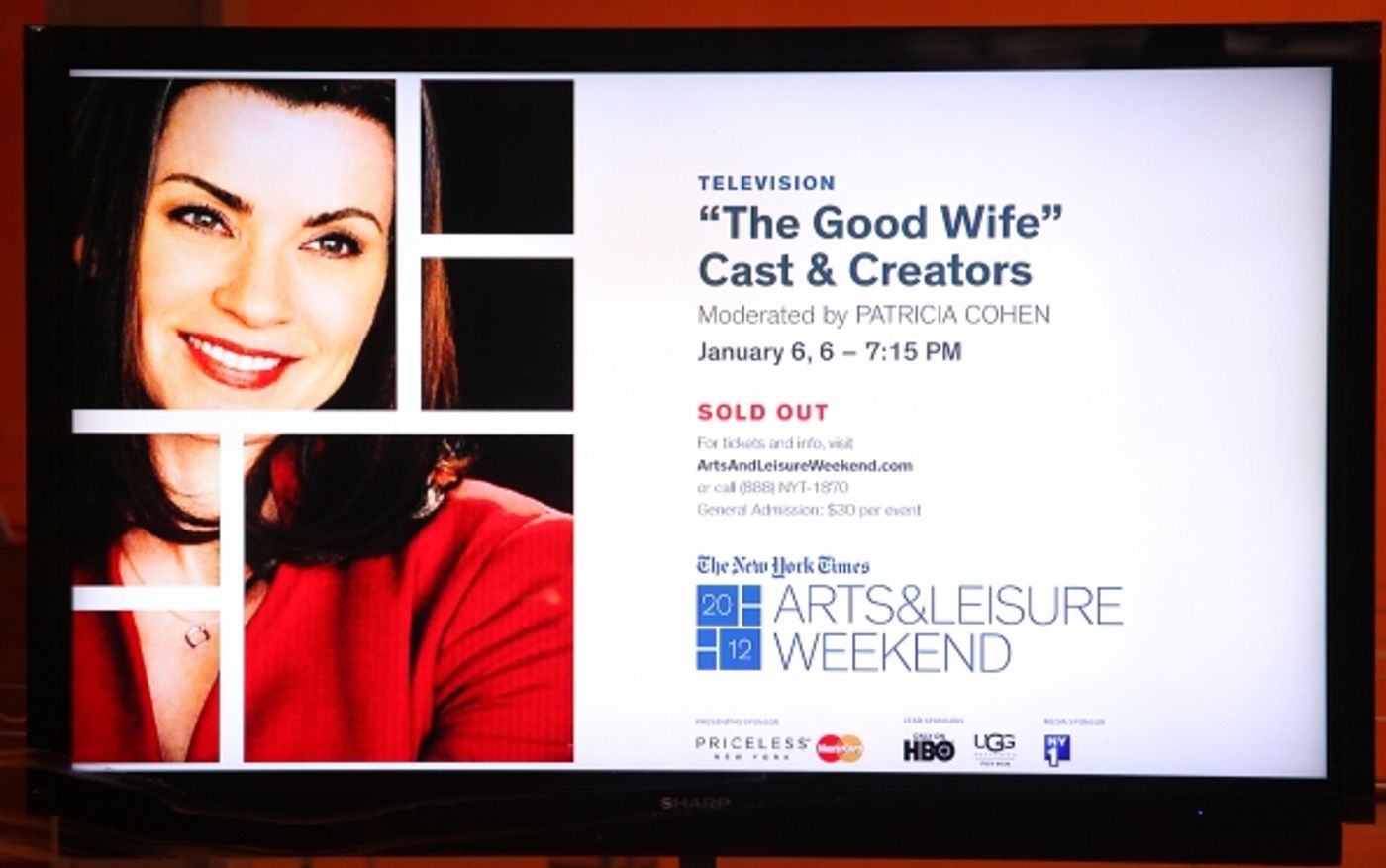 Photo Coverage: 'The Good Wife' Visits New York Times Arts & Leisure Weekend  Image