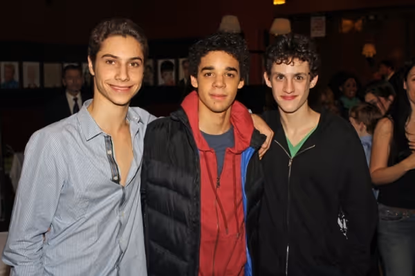 Kiril Kulish, David Alvarez and Trent Kowalik celebrate BILLY ELLIOT's 3rd Broadway a Photo