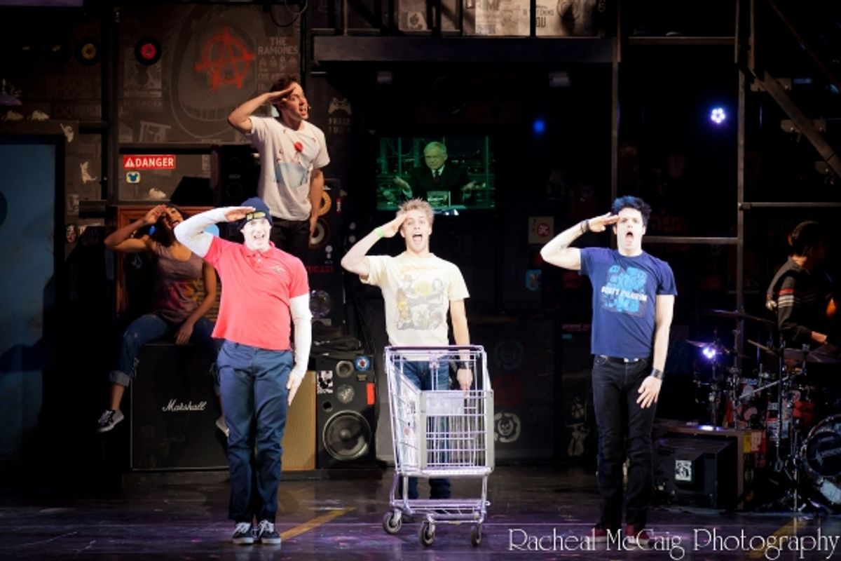 Scott J Campbell, Gabriel Antonacci and Jake Epstein at 