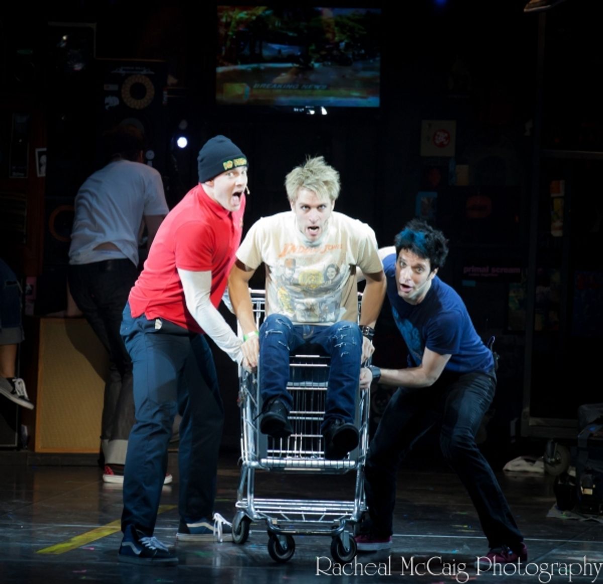 Scott J Campbell, Gabriel Antonacci and Jake Epstein at 