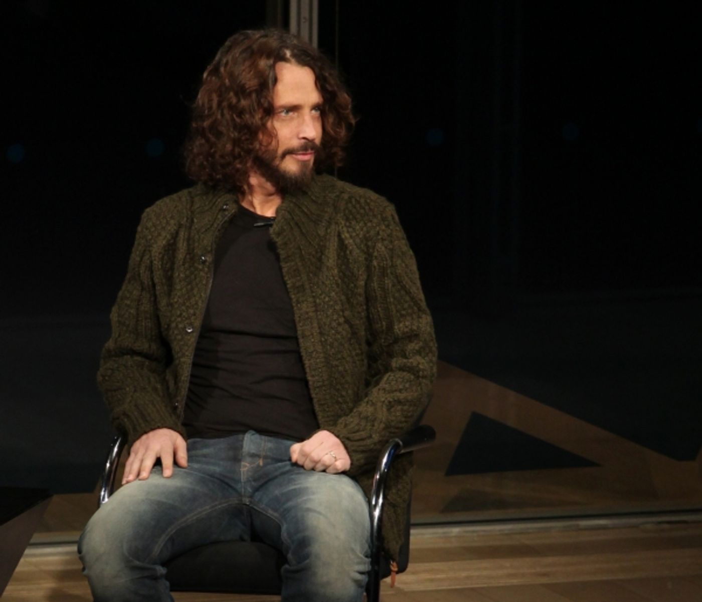 Photo Coverage: Michael Shannon & Chris Cornell Visit New York Times Arts & Leisure Weekend  Image