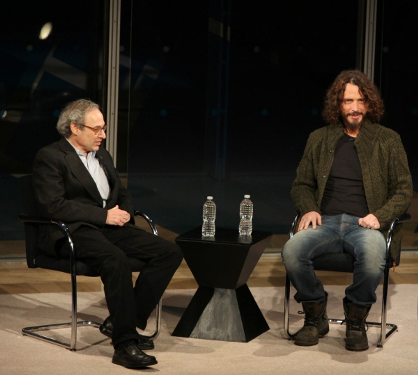 Photo Coverage: Michael Shannon & Chris Cornell Visit New York Times Arts & Leisure Weekend Photo Coverage: Michael Shannon & Chris Cornell Visit New York Times Arts & Leisure Weekend Image