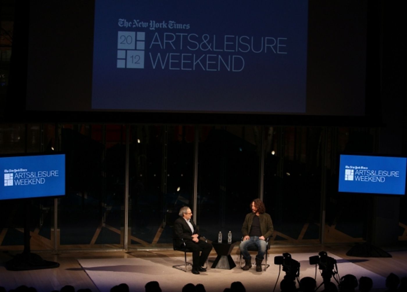 Photo Coverage: Michael Shannon & Chris Cornell Visit New York Times Arts & Leisure Weekend Photo Coverage: Michael Shannon & Chris Cornell Visit New York Times Arts & Leisure Weekend Image