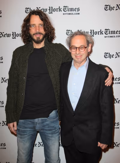 Jon Pareles & Chris Cornell Photo
