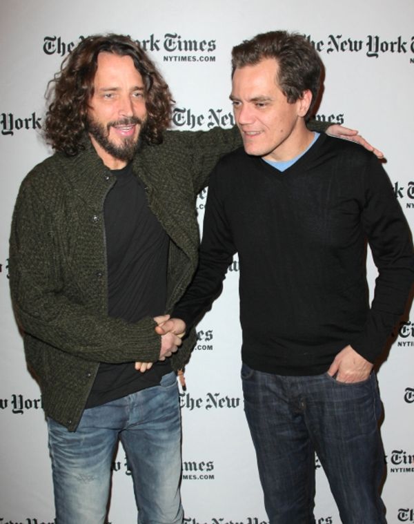 Chris Cornell meeting Michael Shannon backstage Photo