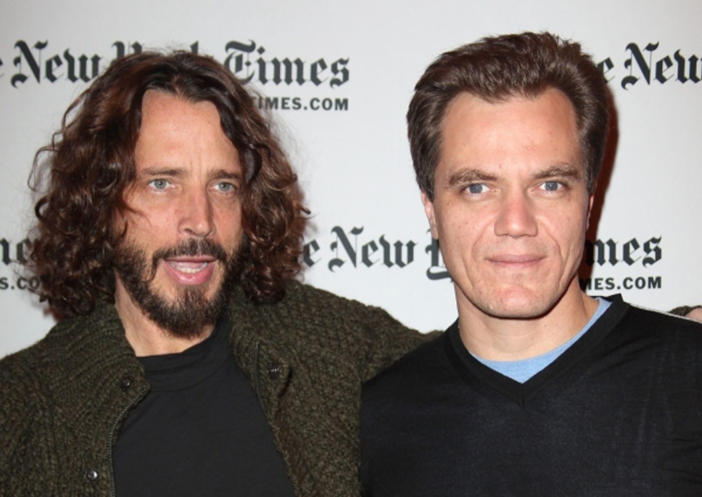 Photo Coverage: Michael Shannon & Chris Cornell Visit New York Times Arts & Leisure Weekend Photo Coverage: Michael Shannon & Chris Cornell Visit New York Times Arts & Leisure Weekend Image