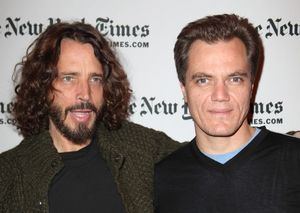 Chris Cornell meeting Michael Shannon Photo