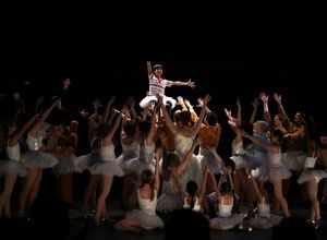 Joseph Harrington with the ensemble cast @ BroadwayWorld Joseph Harrington with the ensemble cast Photo