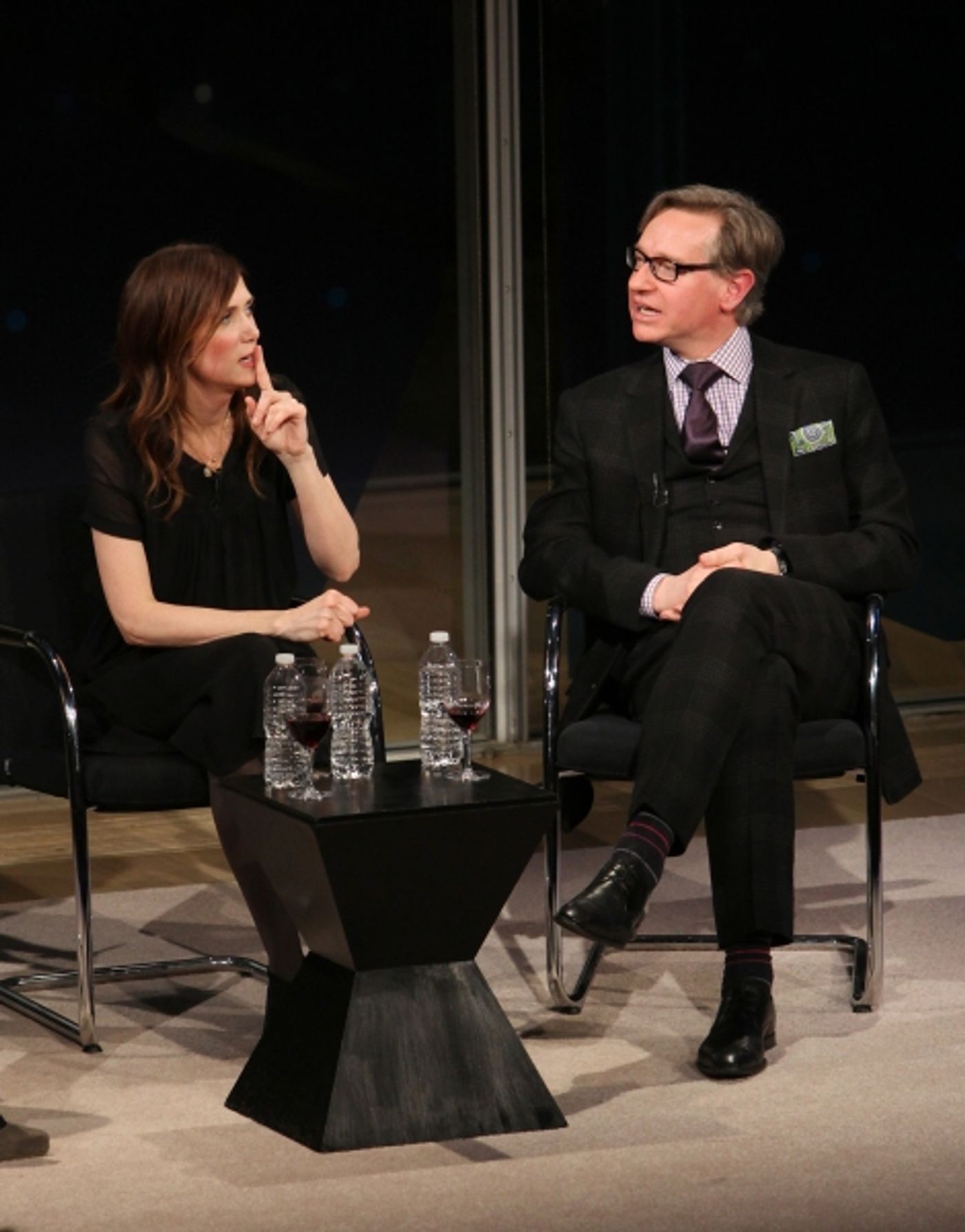 Photo Coverage: Kristen Wiig & Seth Rogen Visit New York Times Arts & Leisure Weekend  Image