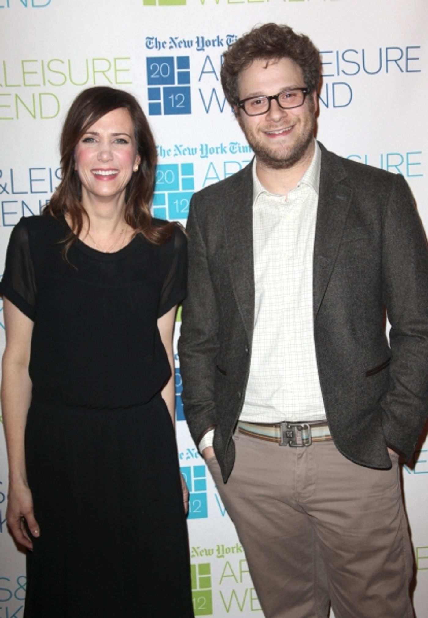 Photo Coverage: Kristen Wiig & Seth Rogen Visit New York Times Arts & Leisure Weekend  Image
