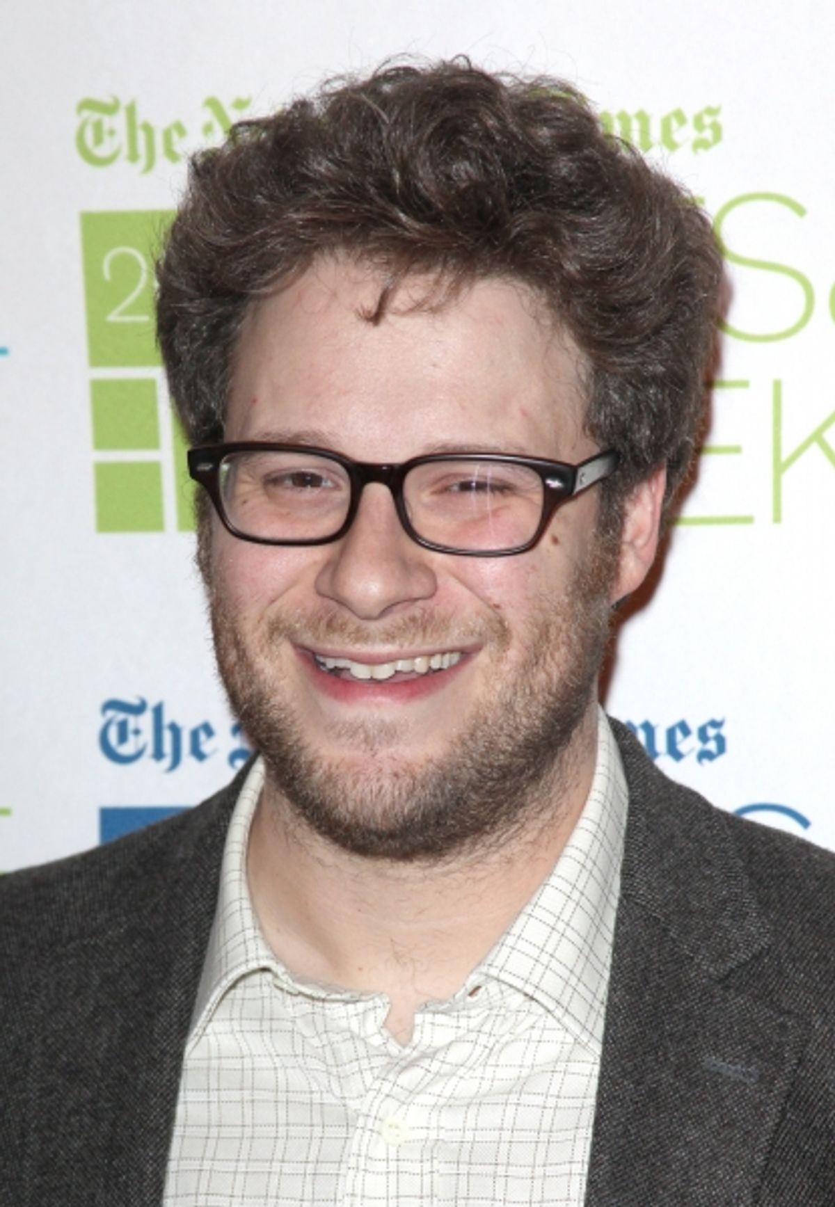 Seth Rogen & Will Reiser, interviewed by Melena Ryzik, attending the New York Times 11th Annual Arts & Leisure Weekend at Times Center in New York City. 1/8/2012 at 
