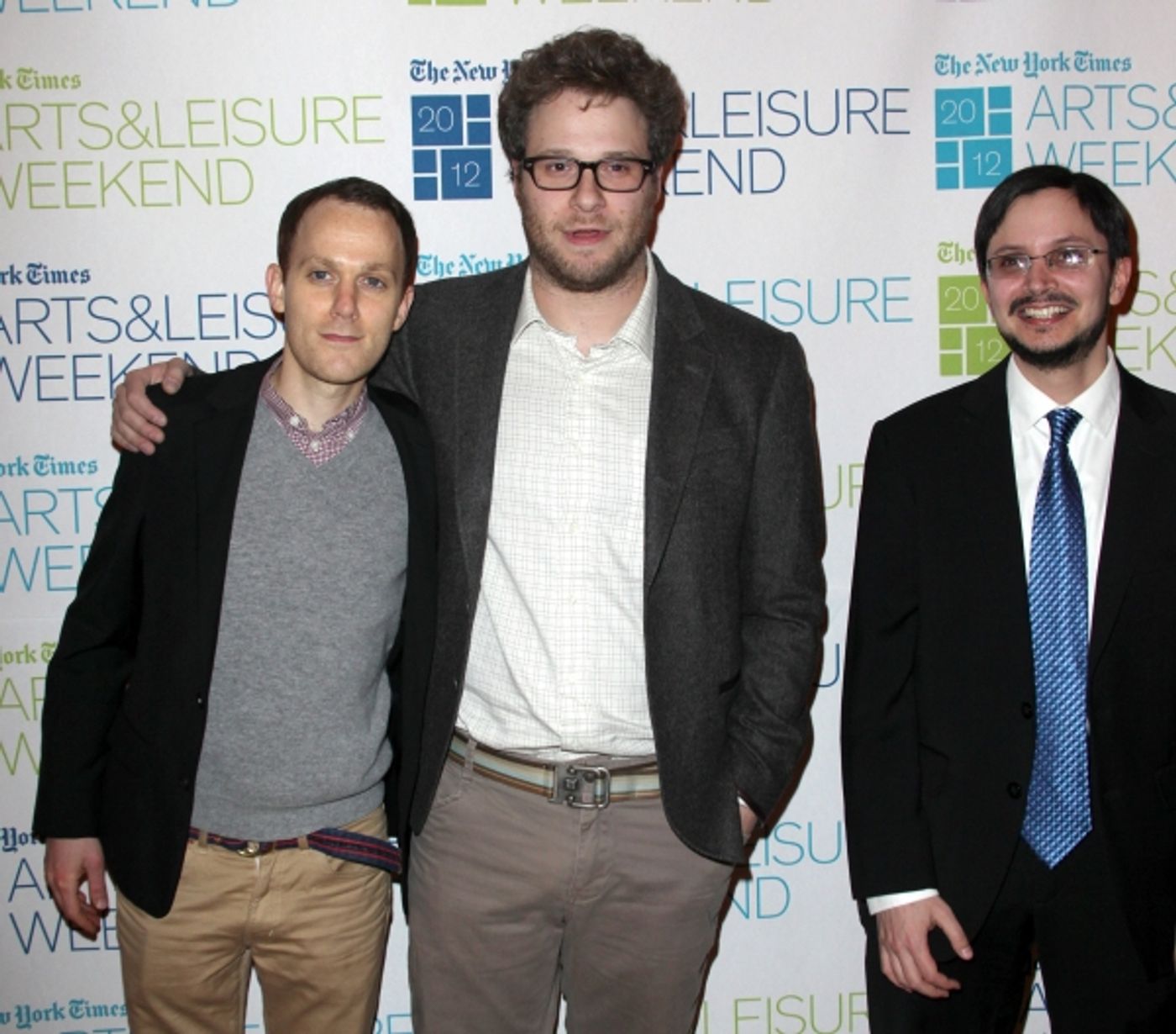 Photo Coverage: Kristen Wiig & Seth Rogen Visit New York Times Arts & Leisure Weekend  Image