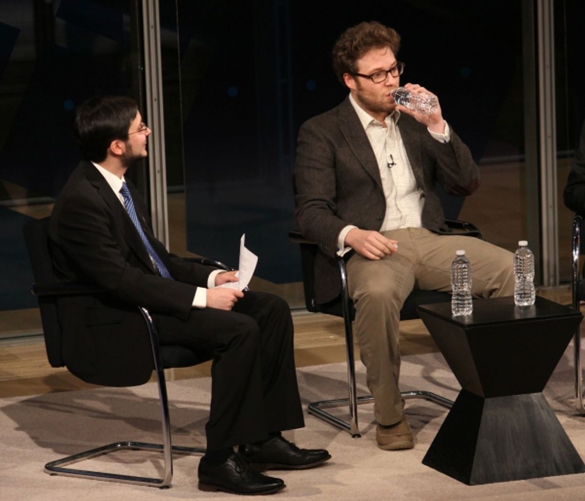 Seth Rogen & Will Reiser, interviewed by Dave Itzkoff at 
