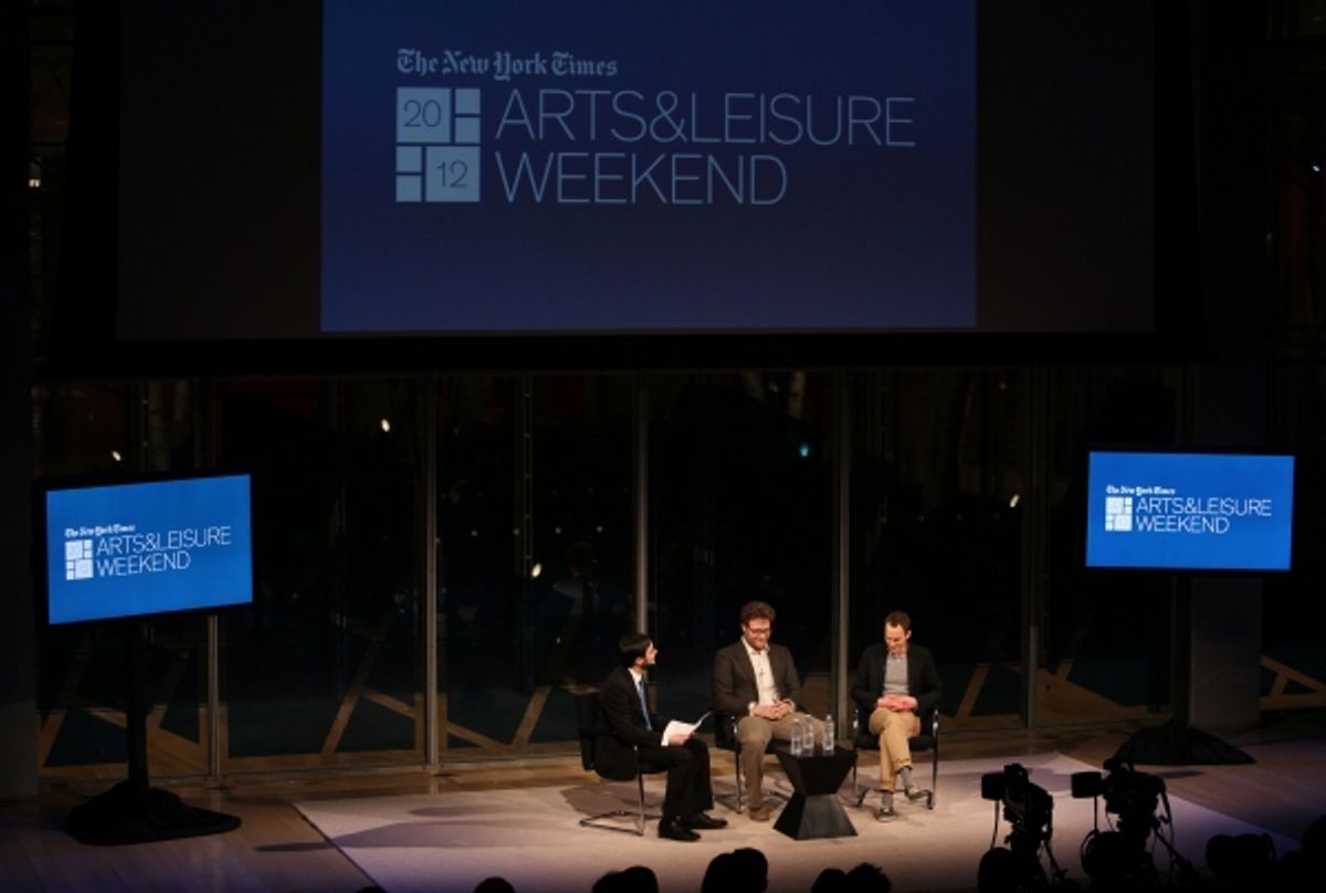 Seth Rogen & Will Reiser, interviewed by Dave Itzkoff at 