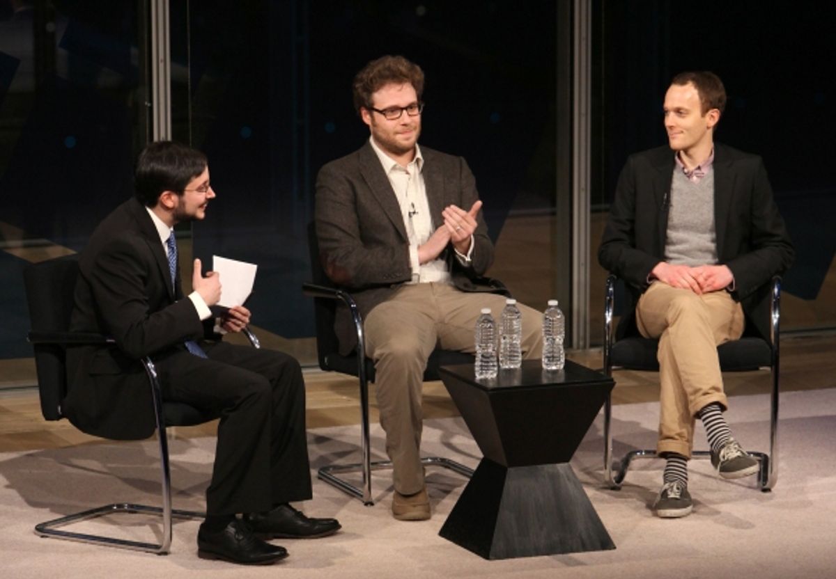 Seth Rogen & Will Reiser, interviewed by Dave Itzkoff at 