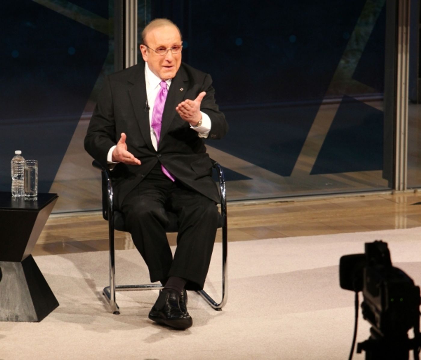 Photo Coverage: Clive Davis Visits New York Times Arts & Leisure Weekend  Image