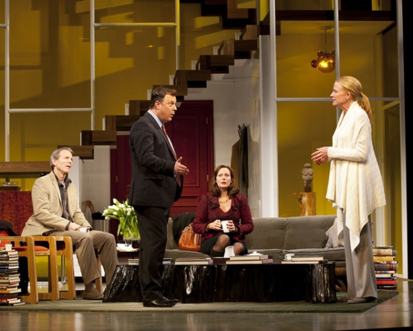 Photo Flash: First Look at Brooks Ashmanskas, Stephen Bogardus, et al. in Huntington Theatre Company's GOD OF CARNAGE Photo Flash: First Look at Brooks Ashmanskas, Stephen Bogardus, et al. in Huntington Theatre Company's GOD OF CARNAGE Image