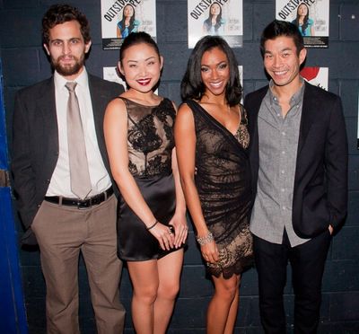 Matthew Dellapina, Li Jun Li, Sonequa Martin-Green  , and Nelson Lee Photo