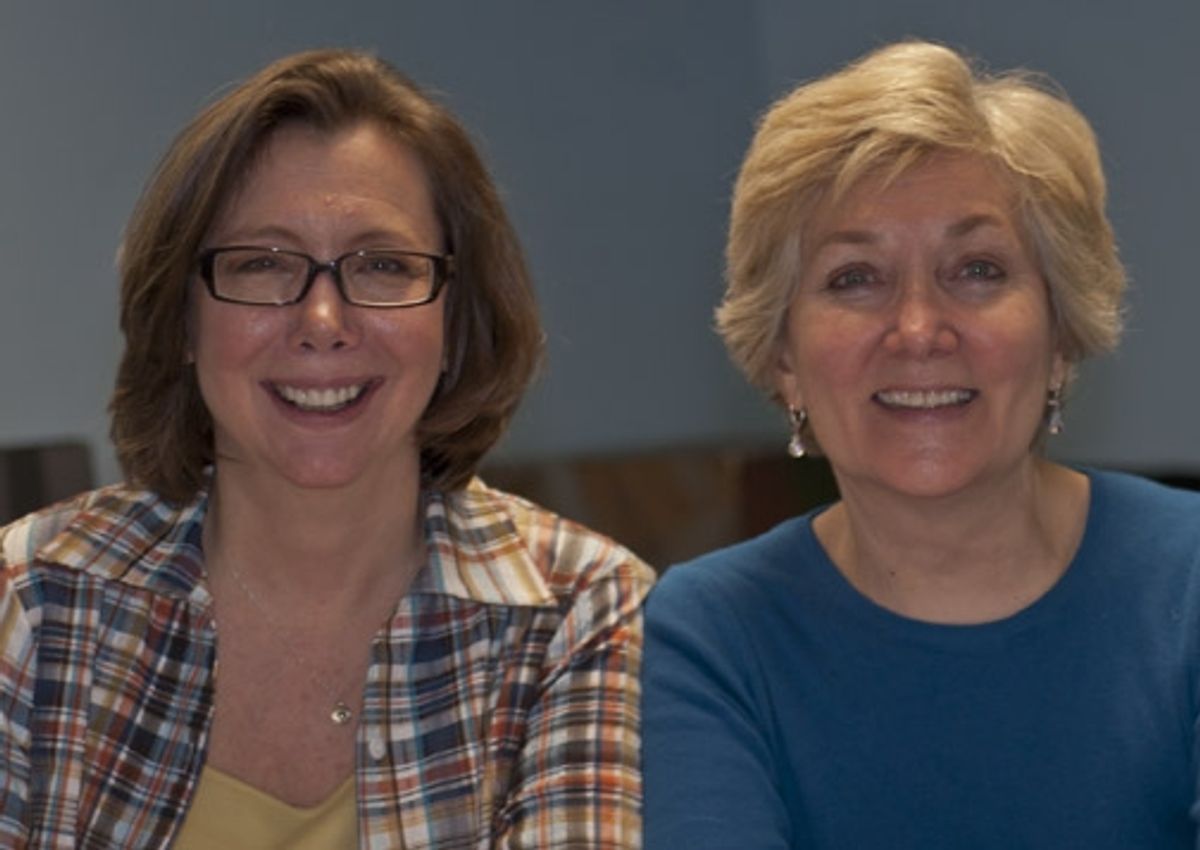 Director Kate Bushmann and playwright Jan Buttram at 