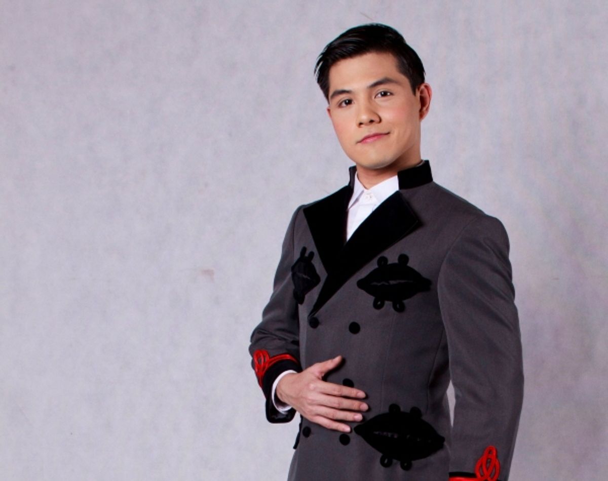 Fredison Lo as Rolf; photo c/o Resorts World Manila at 