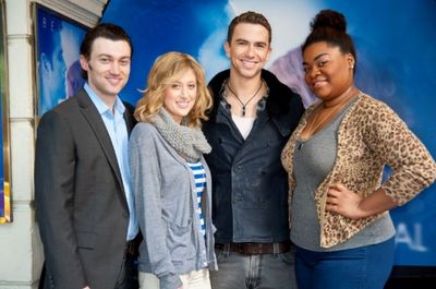 Bryce Pinkham, Caissie Levy, Richard Fleeshman, Da'Vine Joy Randolph  Photo
