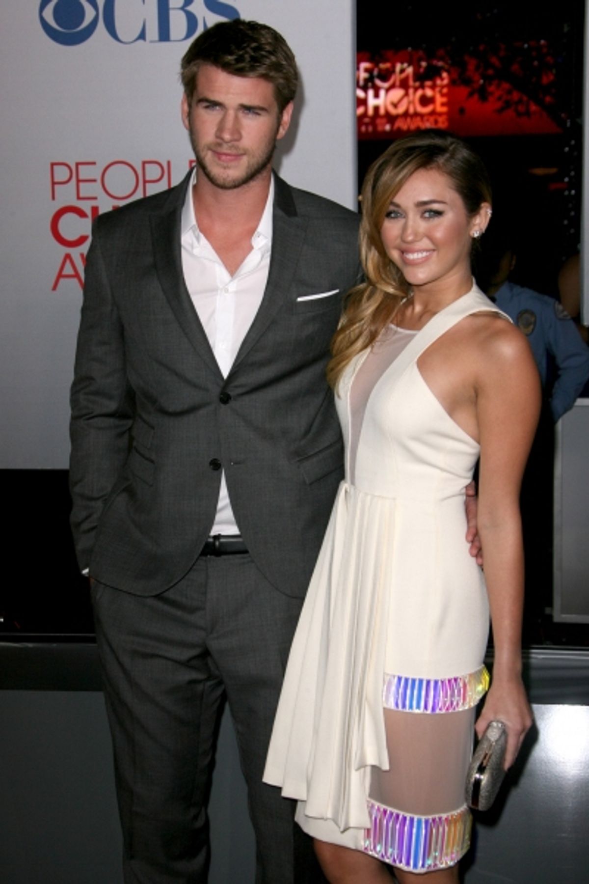 Liam Hemsworth and Miley Cyrus