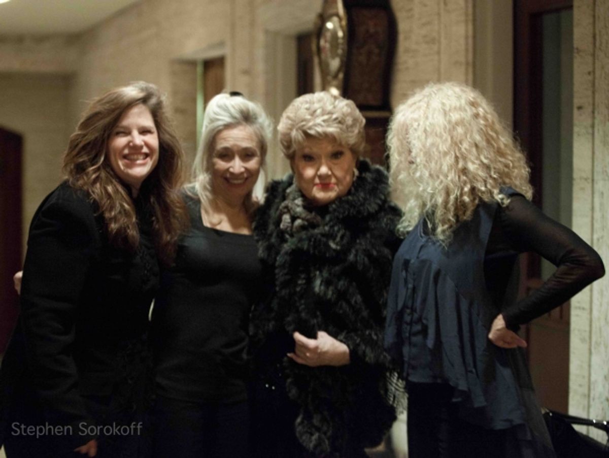 Jessica Poli, Eda Sorokoff, Marilyn Maye, Murphy Cross at 