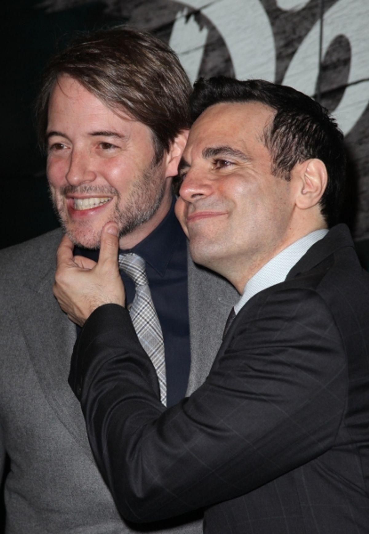 Matthew Broderick & Mario Cantone at 