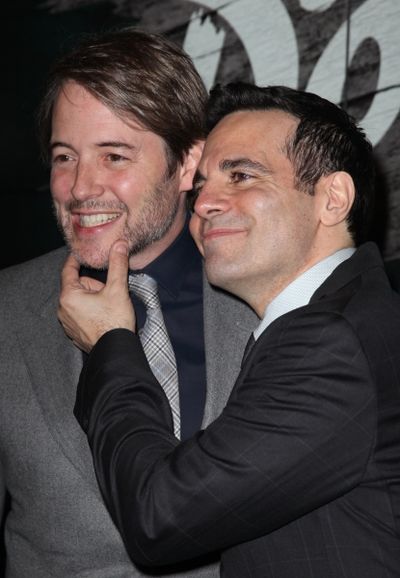 Matthew Broderick & Mario Cantone Photo