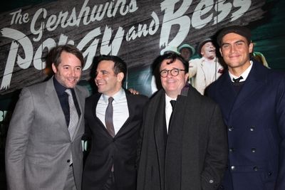 Matthew Broderick, Mario Cantone, Nathan Lane and Cheyenne Jackson  Photo