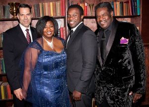 Christopher Innvar, NaTasha Yvette Williams, Joshua Henry, and Roosevelt Andre Credit @ BroadwayWorld Christopher Innvar, NaTasha Yvette Williams, Joshua Henry, and Roosevelt Andre Credit Photo