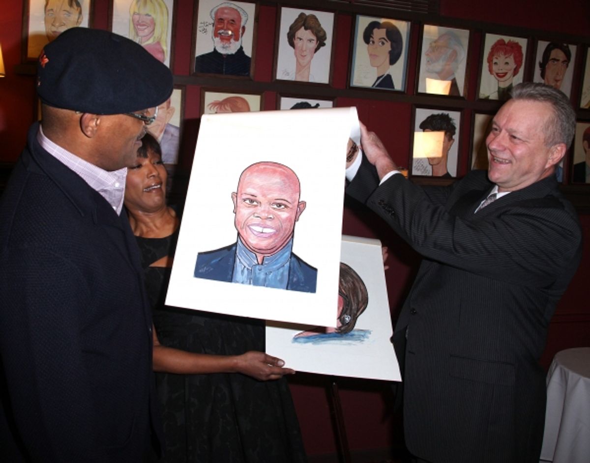 Angela Bassett & Samuel L. Jackson with Max Kilmavicius  at 