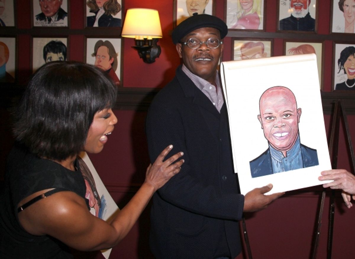 Angela Bassett & Samuel L. Jackson  at 