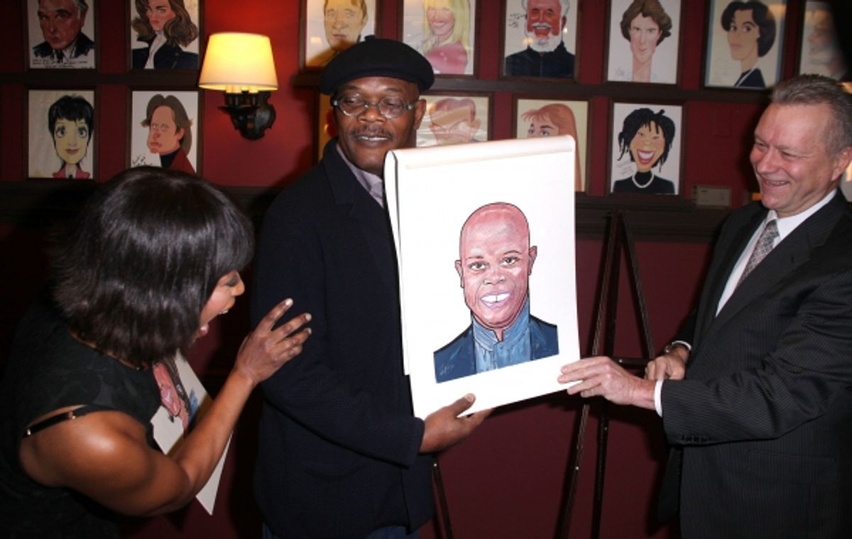 Angela Bassett & Samuel L. Jackson with Max Kilmavicius  at 