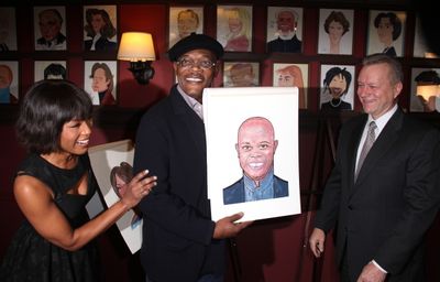 Angela Bassett & Samuel L. Jackson with Max Kimavicius  Photo