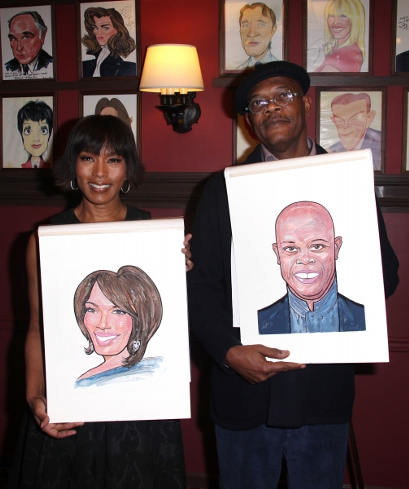 Photo Coverage: Samuel L. Jackson and Angela Bassett Unveil Sardi's Portraits! Photo Coverage: Samuel L. Jackson and Angela Bassett Unveil Sardi's Portraits! Image