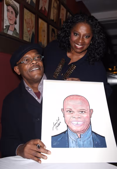 Samuel L. Jackson & wife LaTanya Richardson  Photo