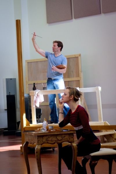 Ron Bohmer and Erin Davie  Photo