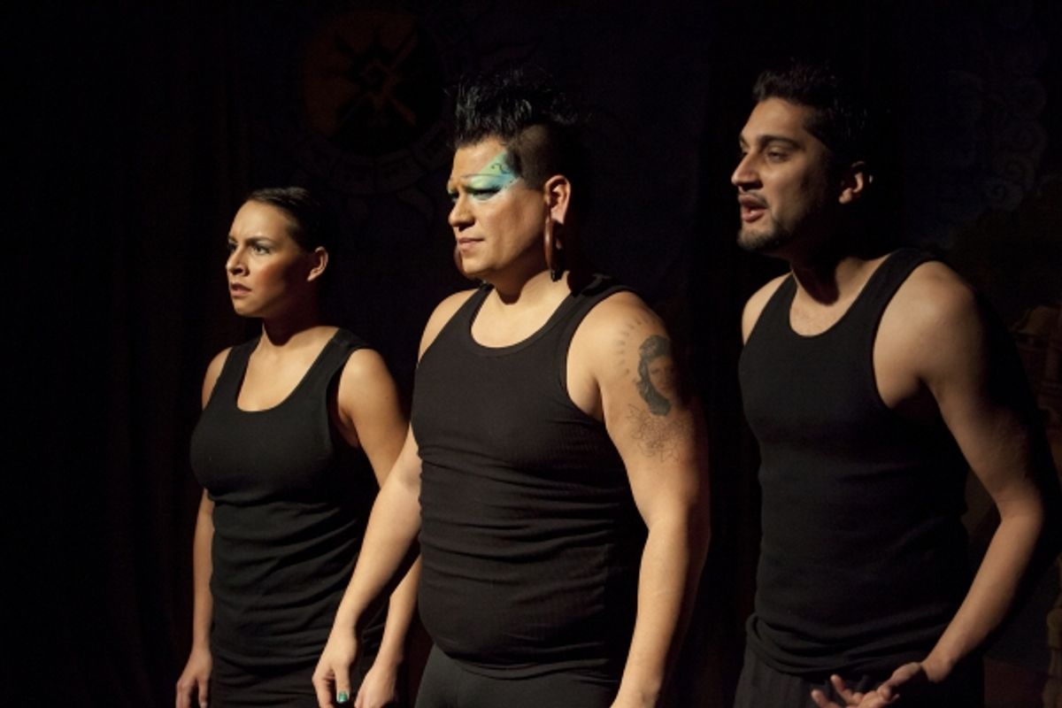  Tricia CastaÃ'Â±eda-Gonzales, Daniel Moreno and Ajai Terrazas-Tripathi at 