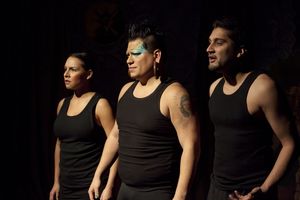  Tricia CastaÃ�'Â±eda-Gonzales, Daniel Moreno and Ajai Terrazas-Tripathi Photo