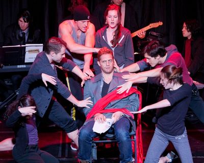 Michael McArthur, Clifton Samuels, Colin Hanlon, Meghann Fahy, Eddie Gutierrez, Court Photo