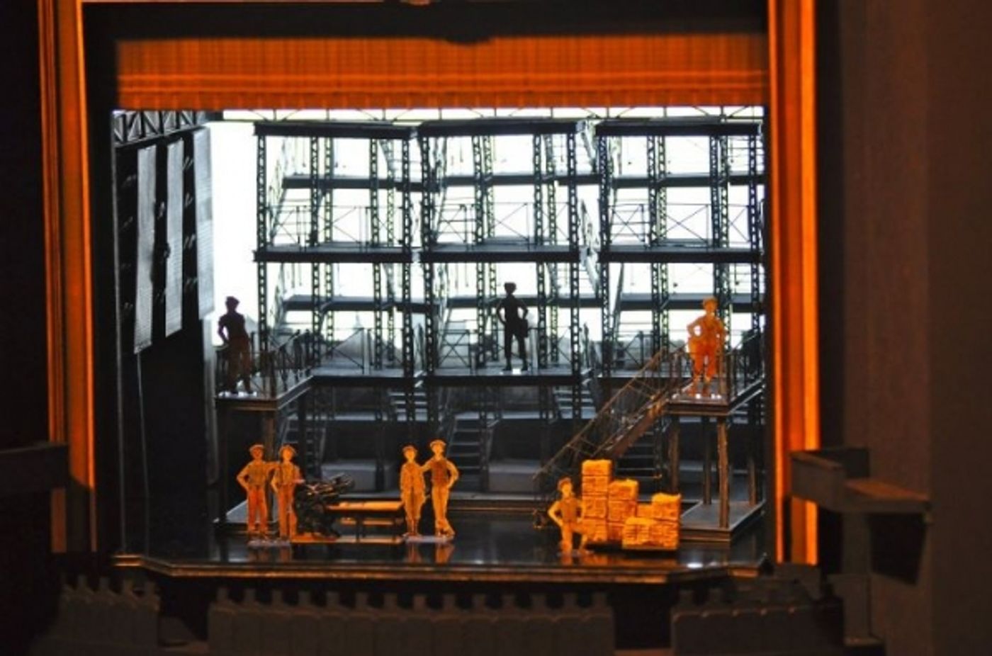Photo Flash: NEWSIES' Broadway Set Model!  Image