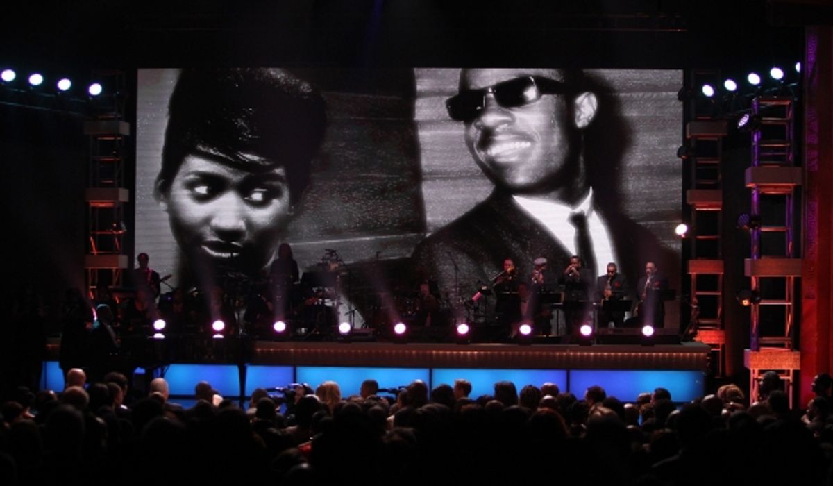 Aretha Franklin & Stevie Wonder  at 