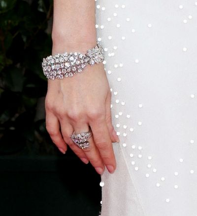 Jessica Chastain pictured at the 69th Annual Golden Globe Awards held at the Beverly  Photo