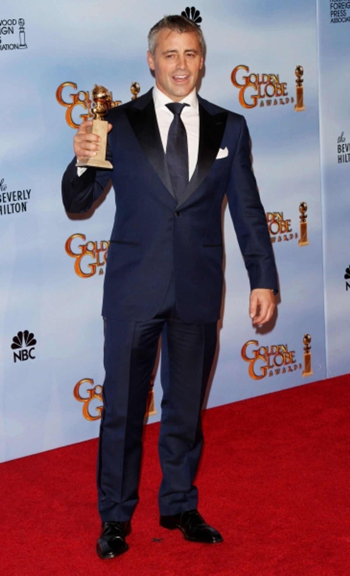 Matt LeBlanc pictured at the 69th Annual Golden Globe Awards - Press Room held at the Beverly Hilton Hotel in Beverly Hills, California on January 15, 2012. Ã‚Â© RD / Orchon / Retna Digital. at 