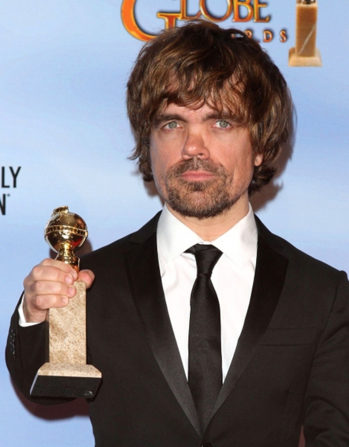 Peter Dinklage pictured at the 69th Annual Golden Globe Awards held at the Beverly Hilton Hotel in Beverly Hills, California on January 15, 2012. Ã‚Â© RD / Orchon / Retna Digital. at 